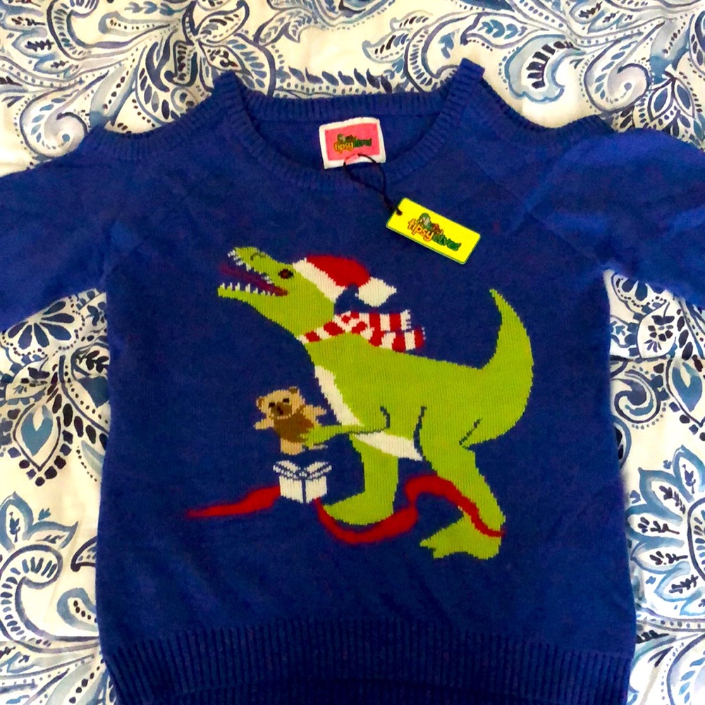 Tipsy Elves Cold Shoulder Christmas Sweater